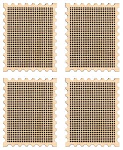 ор-297 - Заготовки для вышивки. Почтовые марки