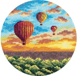 пс-7059 - Воздушные шары на закате