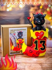 пш-1854а - Чертёнок в носке