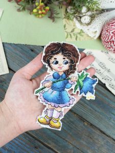 р-1301 - Синеглазка (с подставкой)