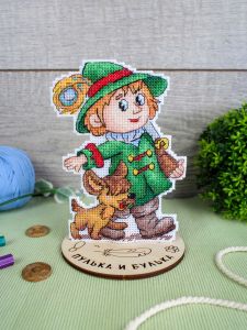 р-1308 - Пулька и Булька (с подставкой)