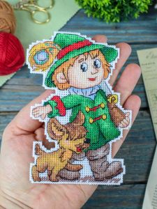 р-1308 - Пулька и Булька (с подставкой)