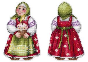р-1354 - Бабушка с куличом