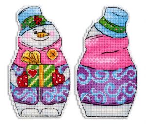 р-844 - Снеговик с подарками