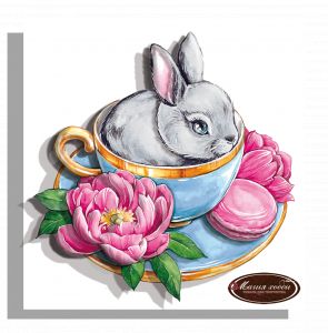 РТ150391 - Крольчонок в чашке