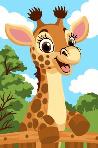 SA089 - Приветливый жирафик