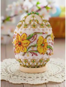 В225 - Пасхальное яйцо. Нарциссы