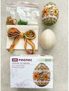 В225 - Пасхальное яйцо. Нарциссы