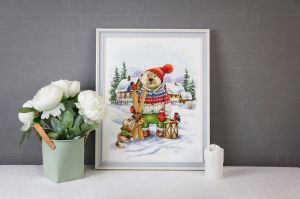 вк-087 - Веселый лыжник