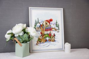 вк-087 - Веселый лыжник