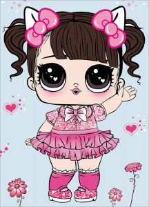 x014 - Малышка в розовом платьице