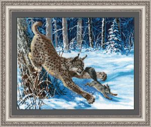 ж-021 - Рысь и белка