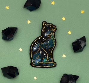 ЖК-2274 - Брошь. Космическая кошка