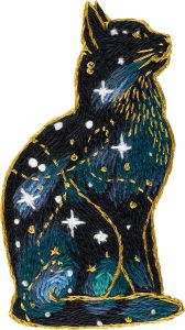 ЖК-2274 - Брошь. Космическая кошка