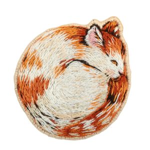 ЖК-2322 - Брошь. Спящий котик