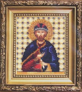 Б-1166 - Икона святого князя Романа