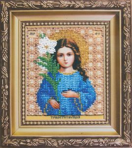 Б-1175 - Икона Божьей Матери Трилетствующая