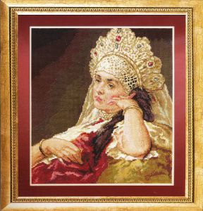 вх-0904 - Девушка в жемчужном ожерелье