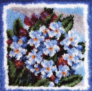 ки-1025 - Голубые цветочки