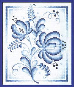 ц-0254 - Синие розы
