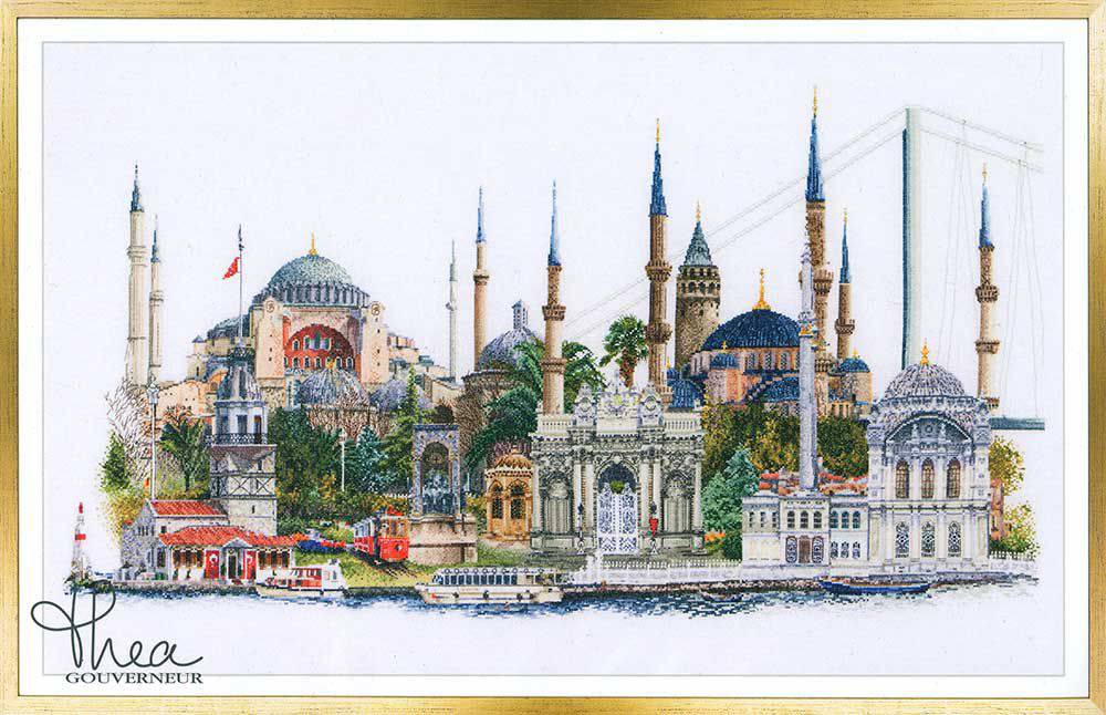 Istanbul a1. Стамбул Тея гувернер. Тея гувернер вышивка Стамбул. Набор для вышивания Gouverneur "Стамбул". Вышивка Thea Gouverneur Стамбул.