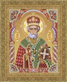 Николай Чудотворец (красный, золотой)
