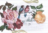 Роза и птицы