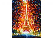 Париж - огни Эйфелевой башни