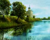 Церковь на берегу реки