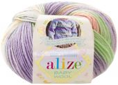 Пряжа Alize BABY WOOL Batik 7258