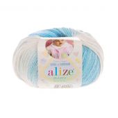 Пряжа Alize BABY WOOL Batik 7543