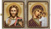 Христос Спаситель и Богородица Казанская