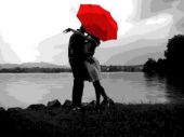 Свидание под красным зонтом