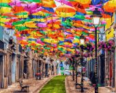 Улица зонтиков