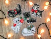 Рождественские кошки