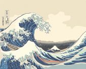 Большая волна в Канагаве. Кацусика Хокусай