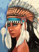 Индейская девушка (Уценка)