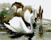 Пара белых лебедей (Уценка)