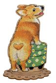 Корги и пуфик