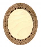 Рамка для миниатюр. Овальная