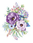 Букет с анемонами