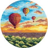 Воздушные шары на закате