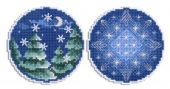 Новогодний шар с узорами
