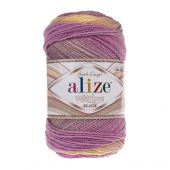 Пряжа Alize Superlana klasik batik 6954