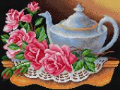 Чайник с розами