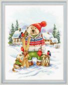 Веселый лыжник